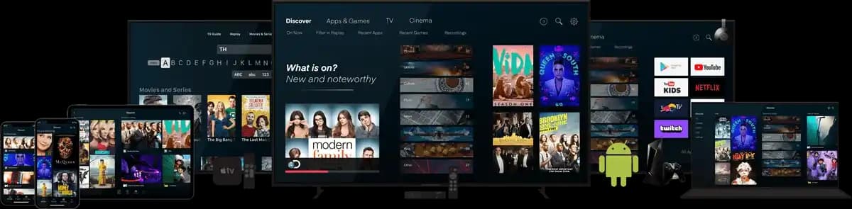 Reflexsat IPTV multi-device streaming compatibility for Firestick, Apple TV 4K, Smart TV, Android, iOS and PC